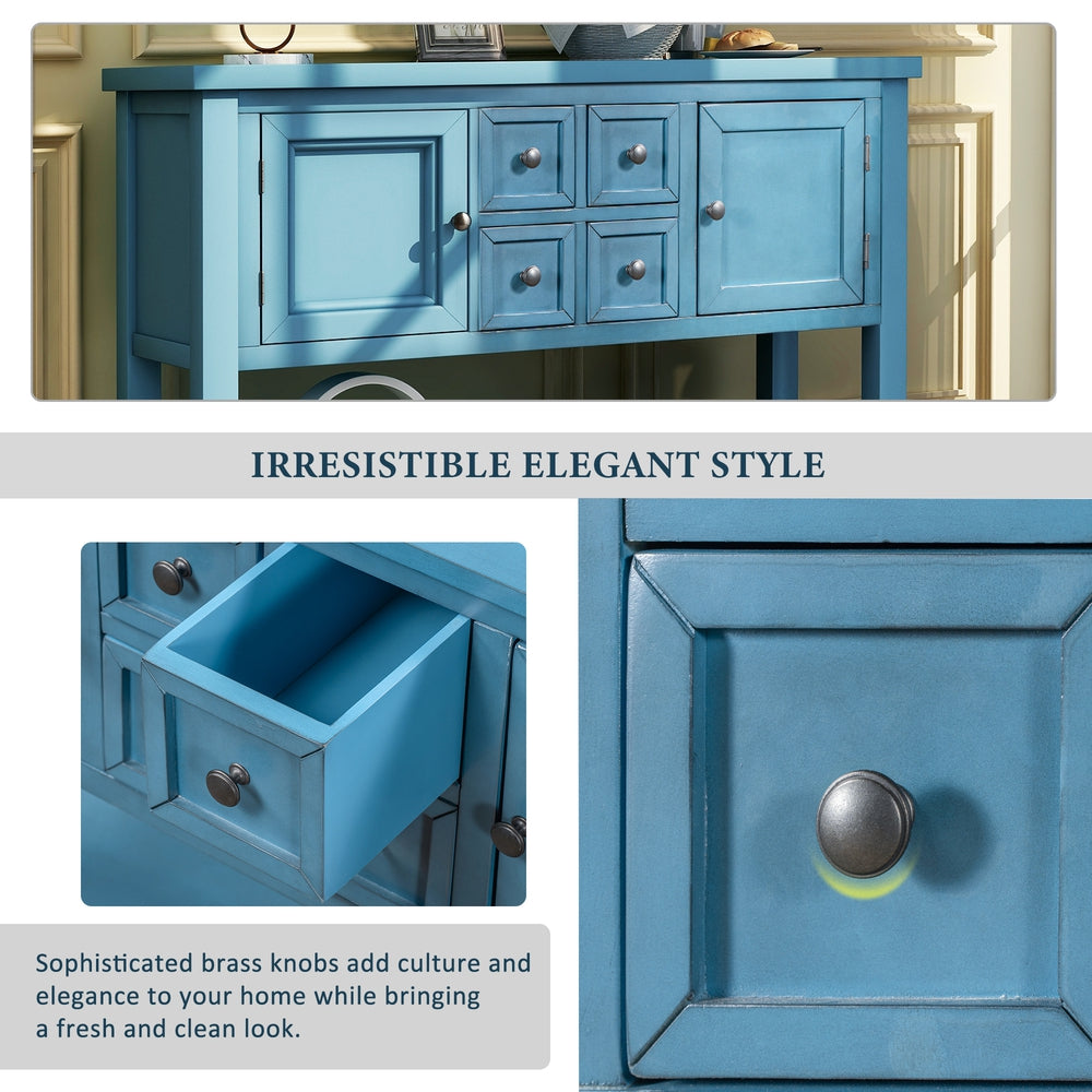 Buffet Sideboard Living Room Console Table - Azure