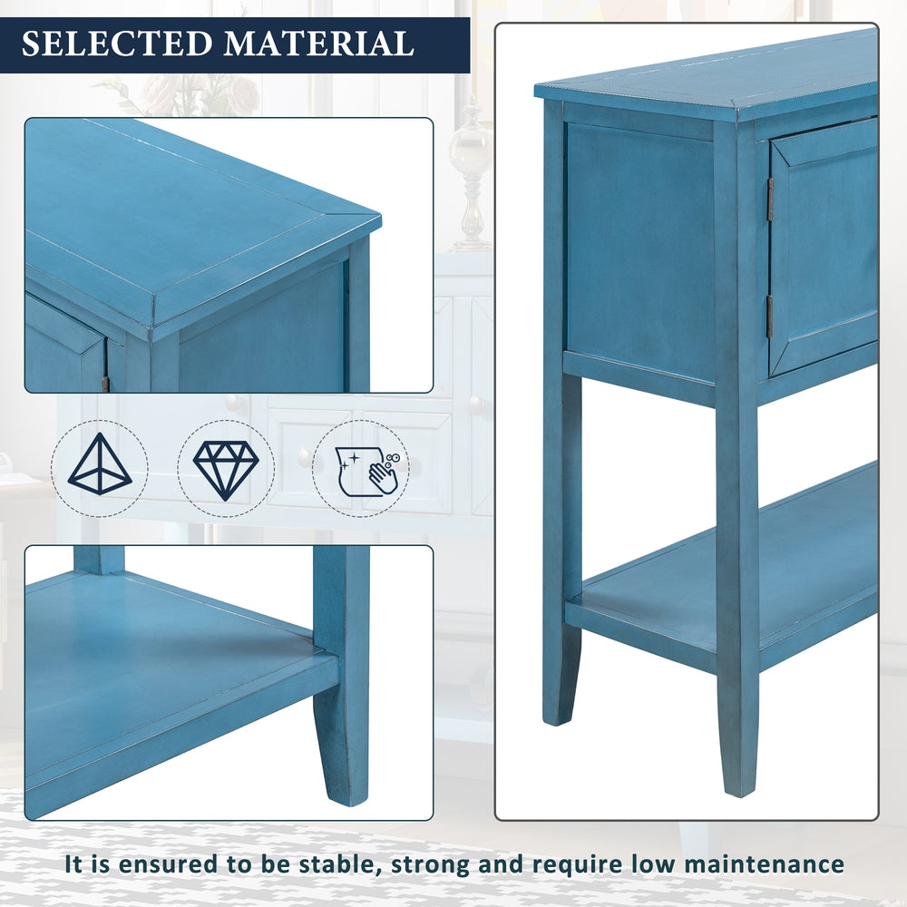 Buffet Sideboard Living Room Console Table - Azure