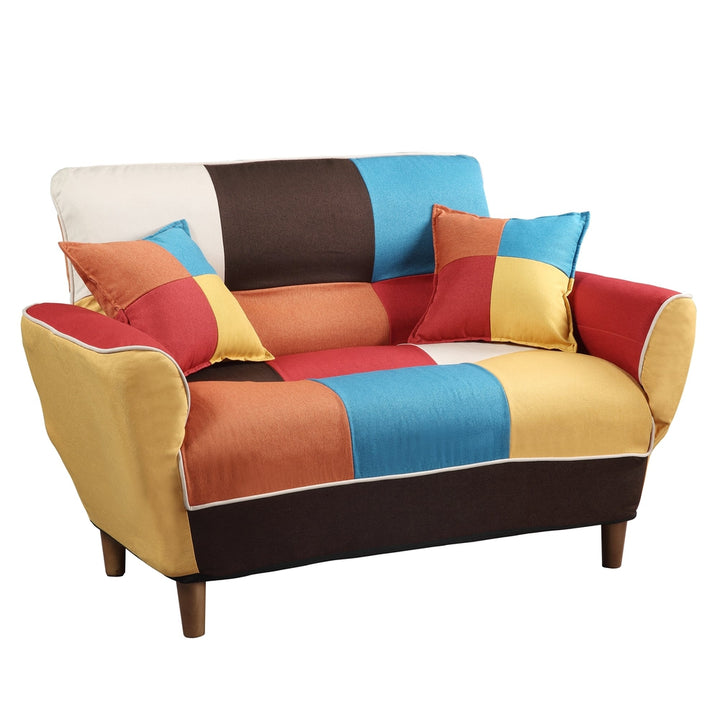 Convertible Futon Sofa Bed Recliner Couch - Multicolor