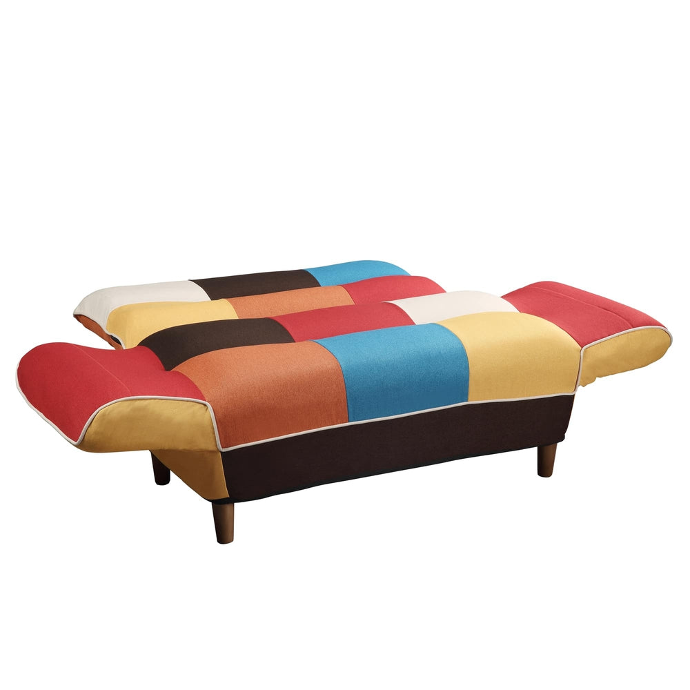 Convertible Futon Sofa Bed Recliner Couch - Multicolor