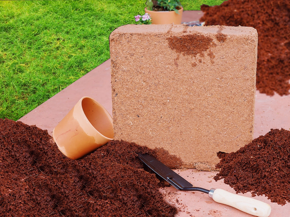 Coir Growing Medium Coco Coir Potting Soil 10-lb Block
