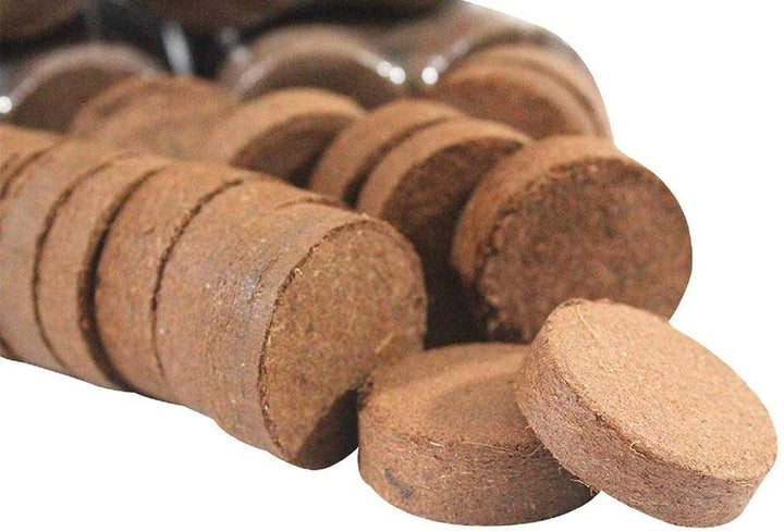 Coco Grow Discs Seed Starter Coir Pellets, 0.8" Dia. - 180 Pack