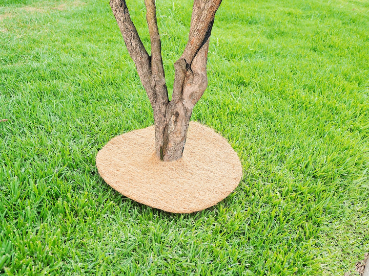 14 Inches Weed Control Discs Coco Tree Rings - 10 Pack