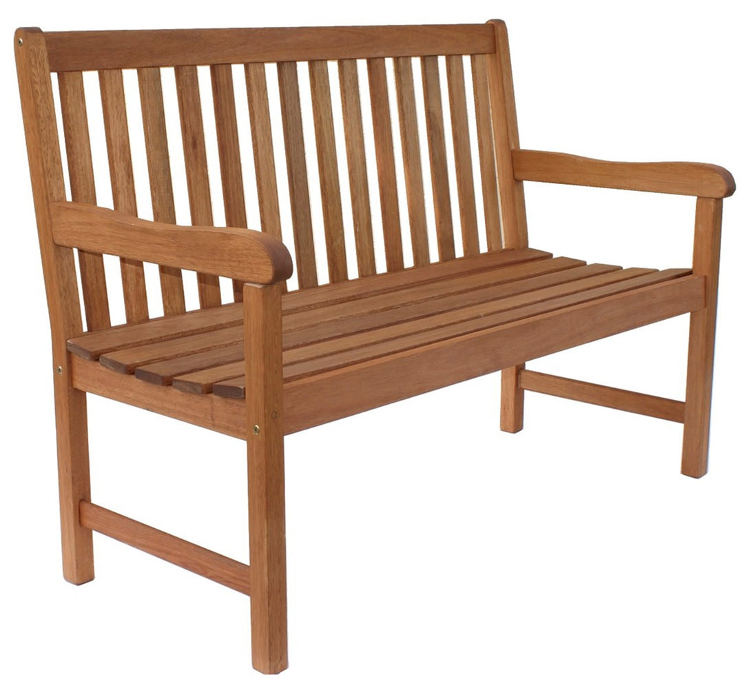 Milano Eucalyptus Bench 5 Piece Patio Dining Set