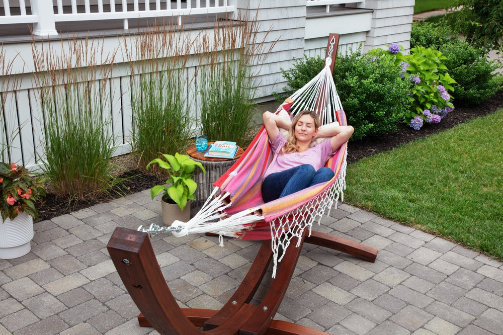 Brazilian Patio Hammock - Double - Stripes