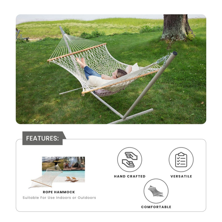 Bahia Patio Hammock - Double - Natural
