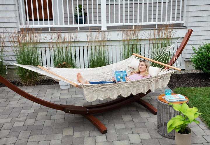 Bahia Patio Hammock - Single - Natural Closeweave
