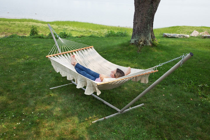 Bahia Patio Hammock - Single - Natural Closeweave