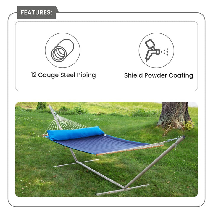 Metal Patio Hammock Stand for Double Hammock