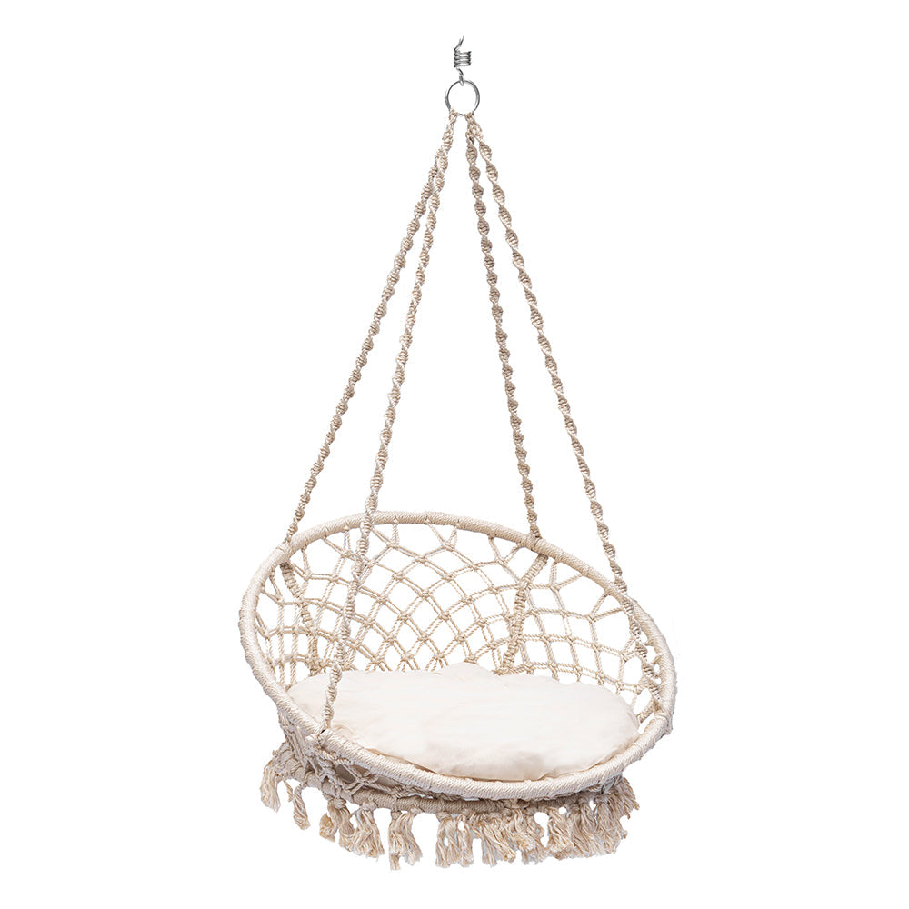 Bahia Macrame Hammock Swing Chair