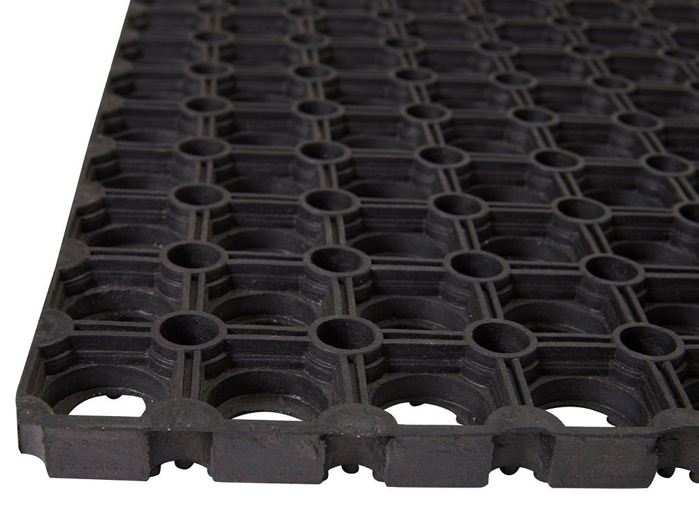 Hollow Drainage Rubber Floor Mat - Medium