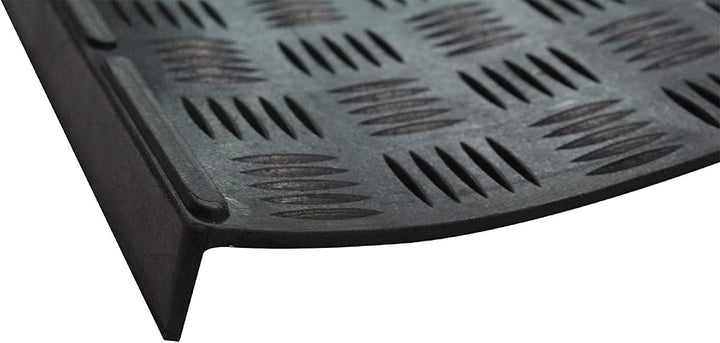 Checker Rubber Stair Tread Mats (6 Piece Set)
