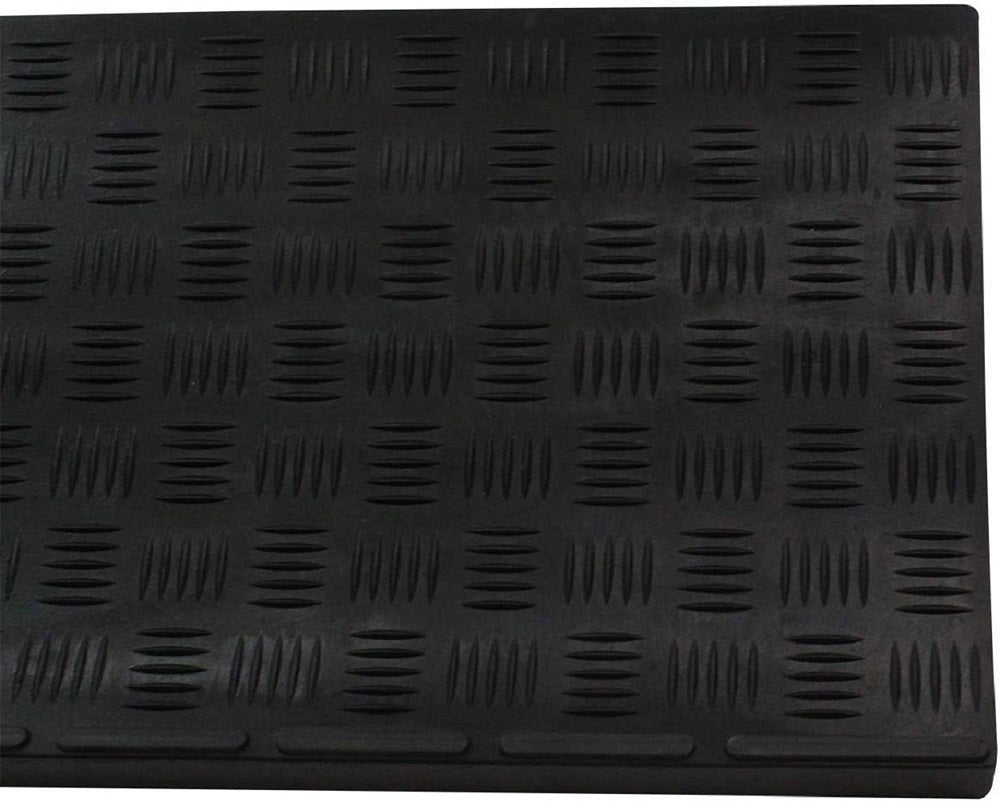 Checker Rubber Stair Tread Mats (6 Piece Set)