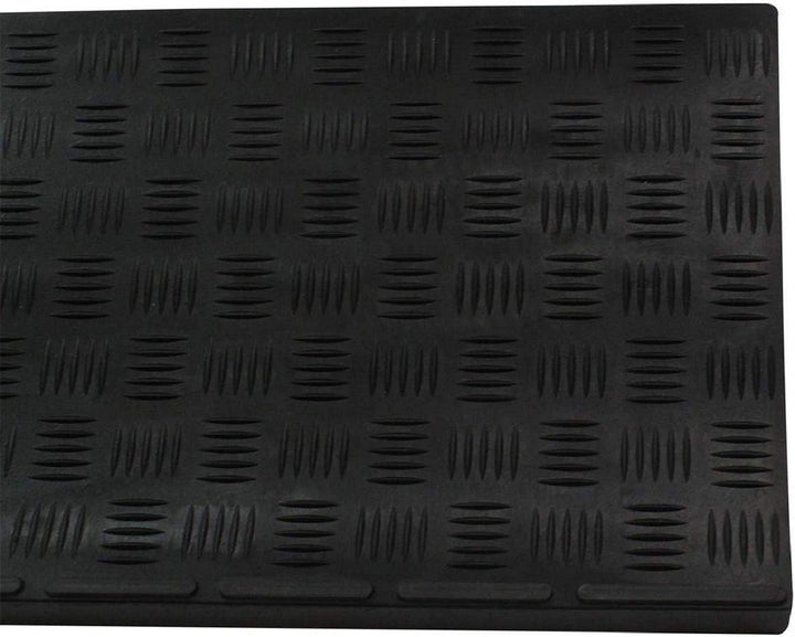 Checker Rubber Stair Tread Mats (6 Piece Set)