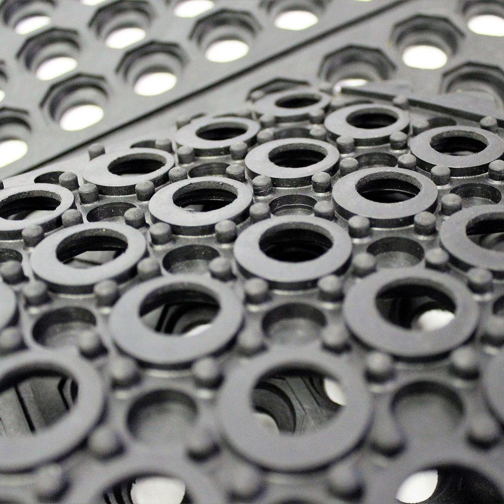 Interlocking Link Rubber Floor Mat - view 7