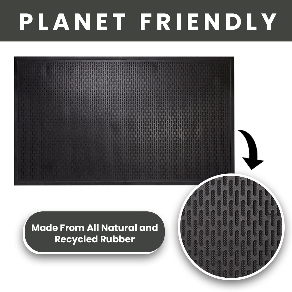 Maze Shoe Scraper Floor Mat