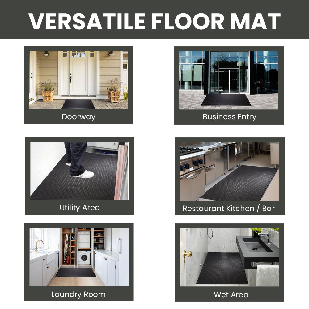 Maze Shoe Scraper Floor Mat