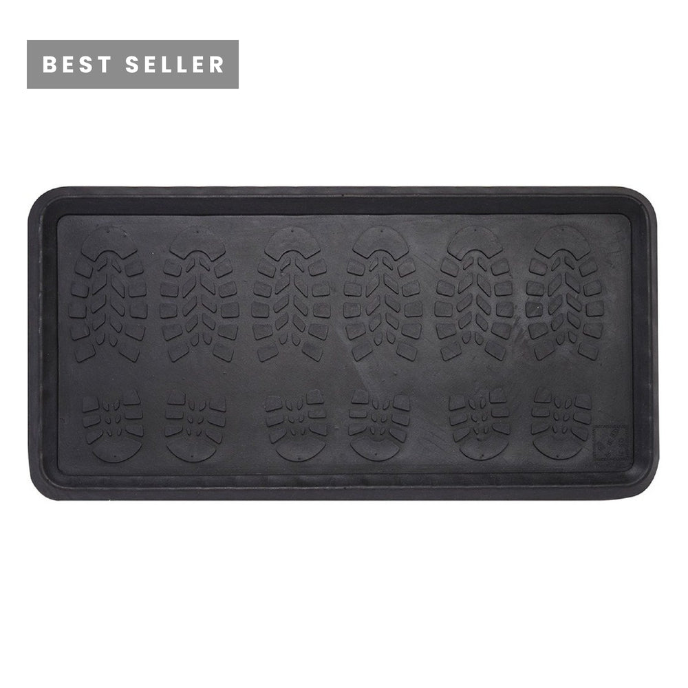 Footsteps Rubber Boot Tray All Purpose Floor Tray (2 Pack)