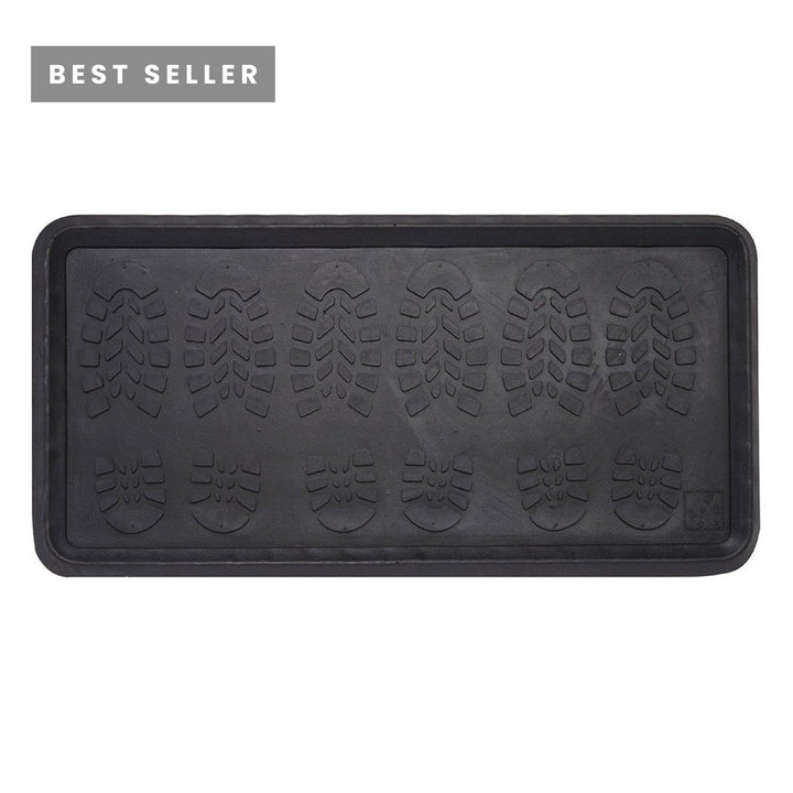 Footsteps Rubber Boot Tray All Purpose Floor Tray (2 Pack)