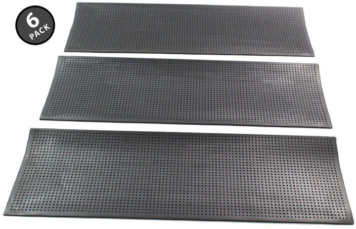 Pin Rubber Stair Tread Mats (6 Piece Set)