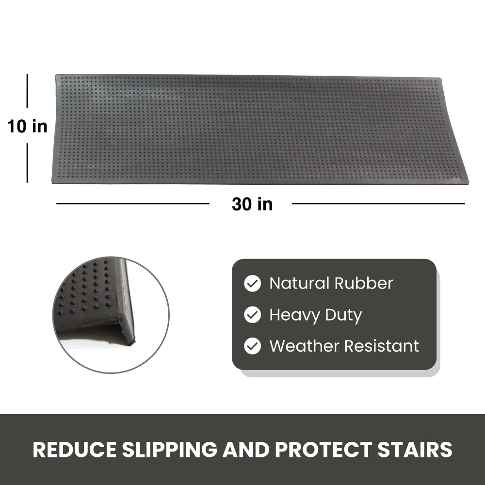 Pin Rubber Stair Tread Mats (6 Piece Set)