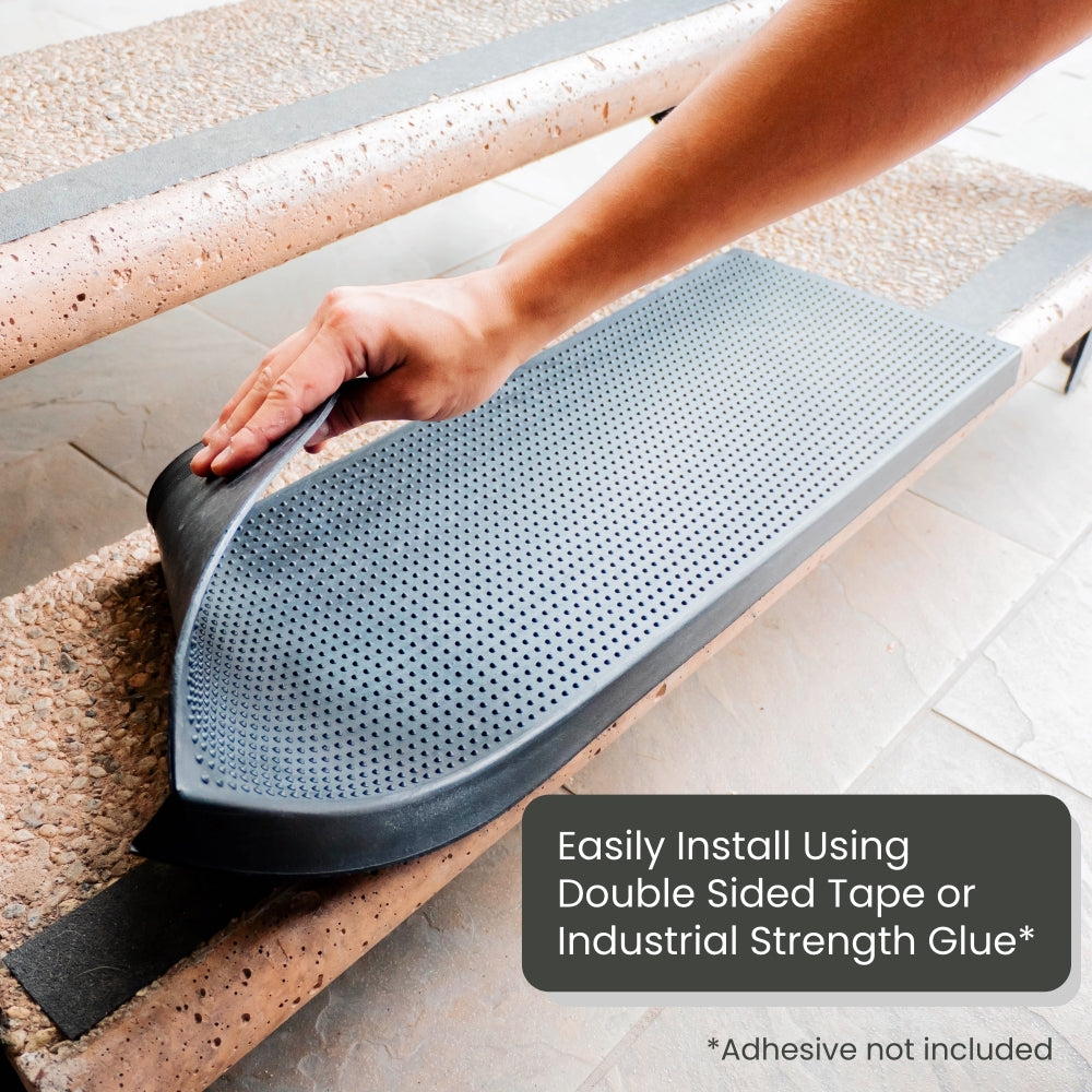 Pin Rubber Stair Tread Mats (6 Piece Set)