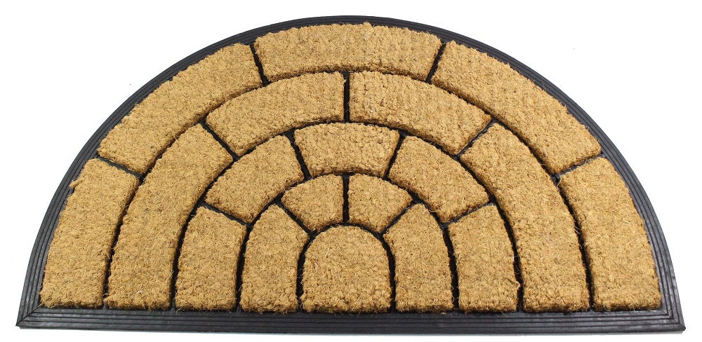 Sol Arc Coco Door Mat with Rubber backing