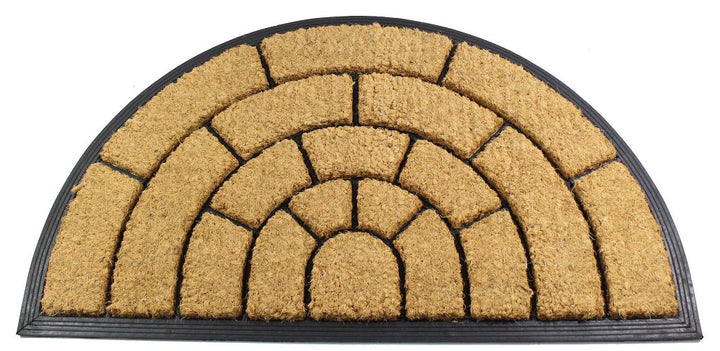 Sol Arc Coco Door Mat with Rubber backing