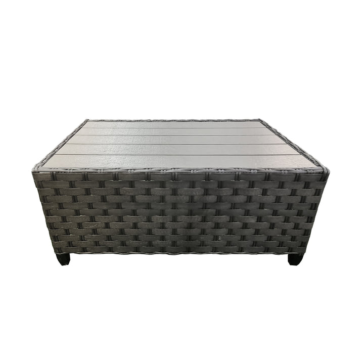 Belize 4-Piece Patio Furniture Conversation Love Seat Set
