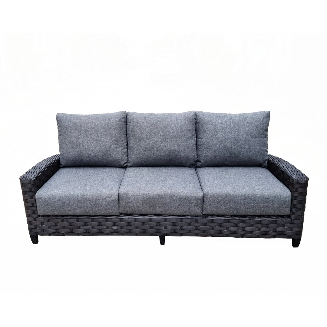 Belize 4-Piece Patio Furniture Conversation Sofa Set