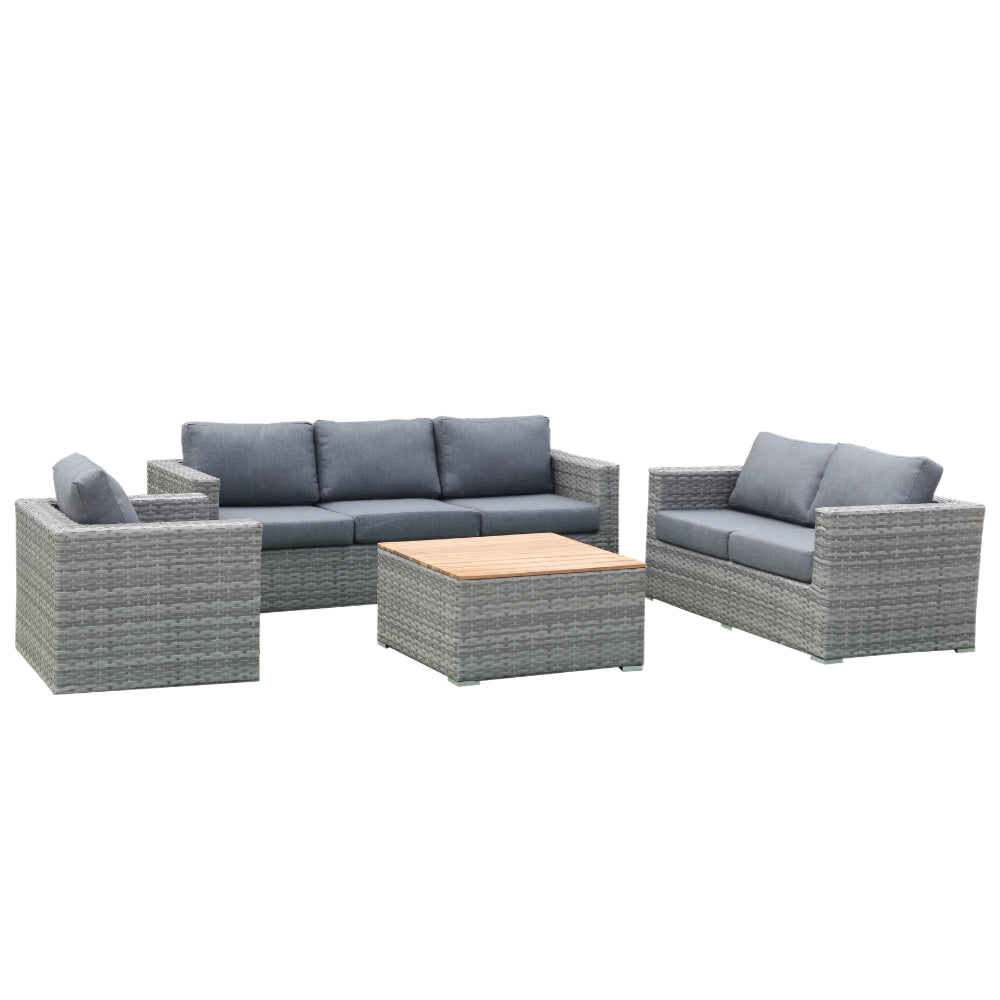 Miami 4-Piece Patio Furniture Conversation Set