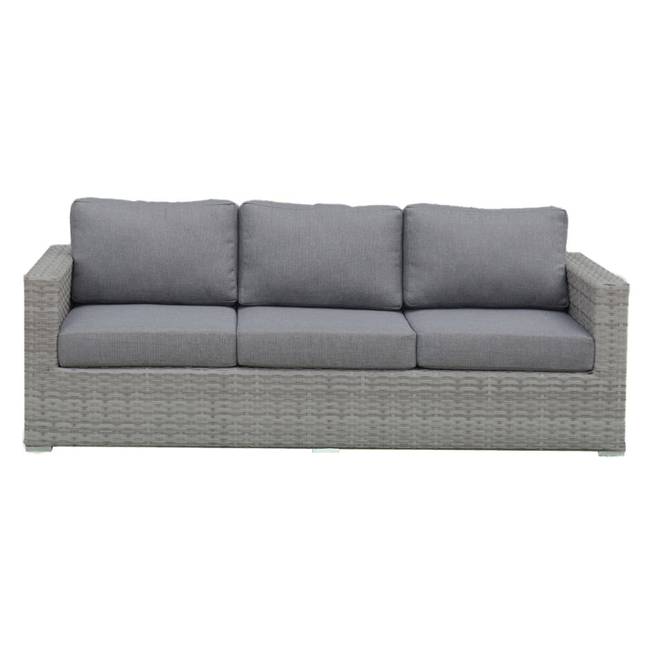 Miami 4-Piece Patio Furniture Conversation Sofa Set