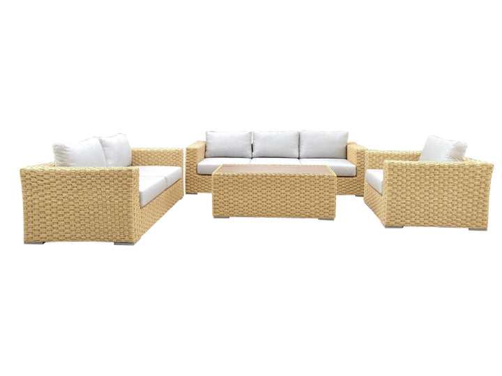4-Piece Malibu Outdoor Patio Furniture Conversation Set
