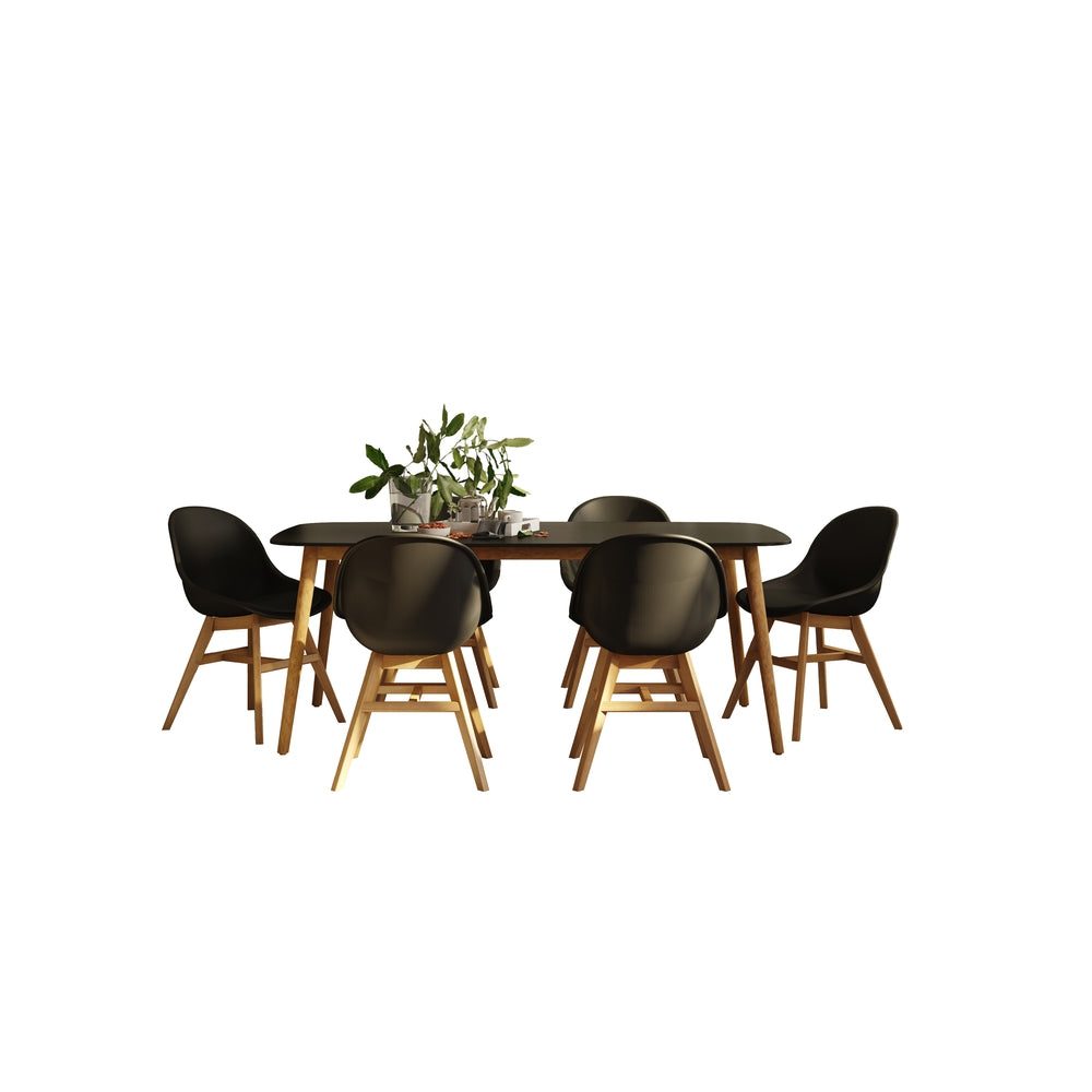 Midtown Concept 7 Piece Eucalyptus Patio Dining