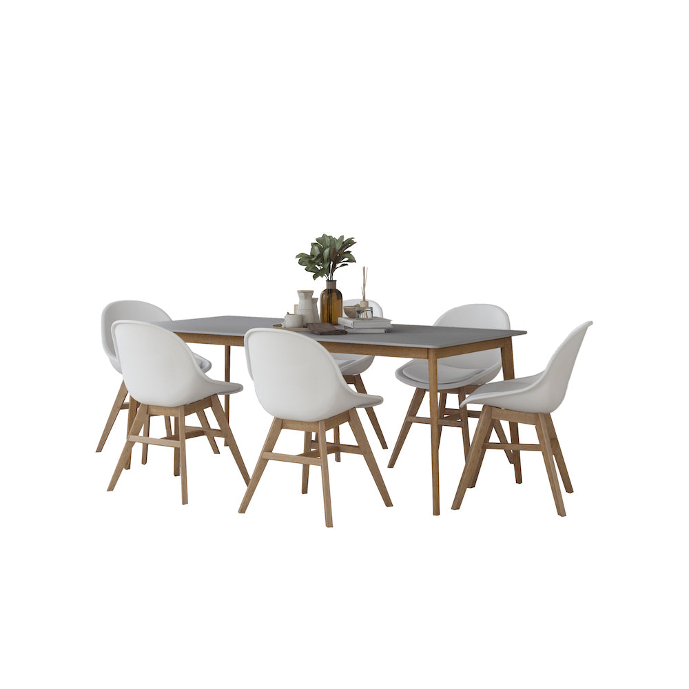 Midtown Concept Laurel 7 Piece Kitchen Dining Table Set