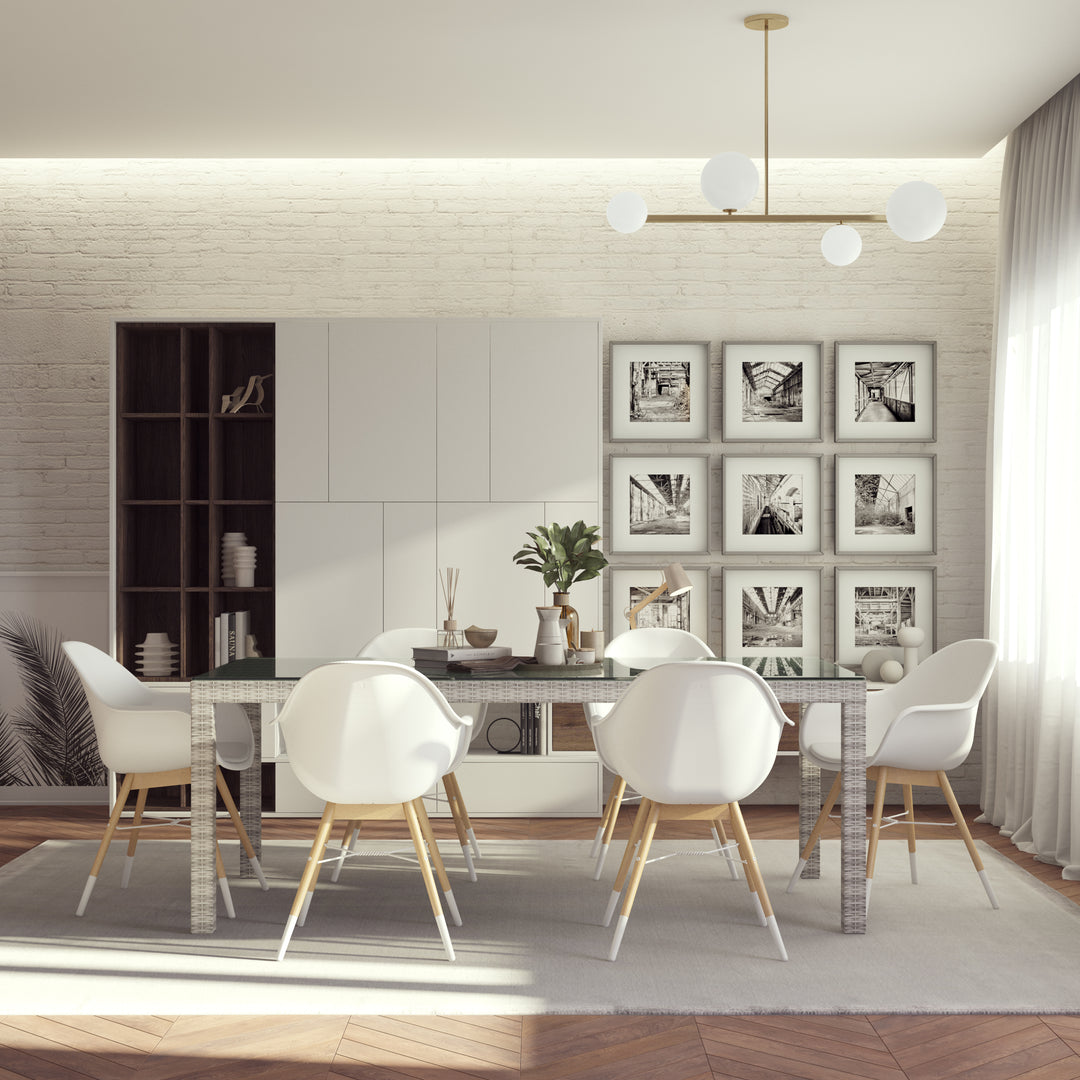 Midtown Concept Singapore 7 Piece Indoor Outdoor Kitchen Dining Set