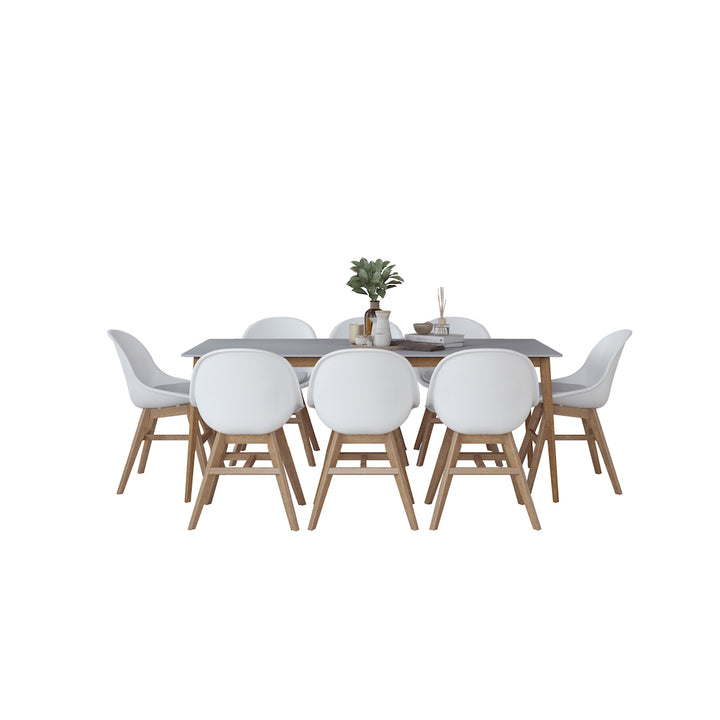 Midtown Concept Laurel 9 Piece Kitchen Dining Table Set