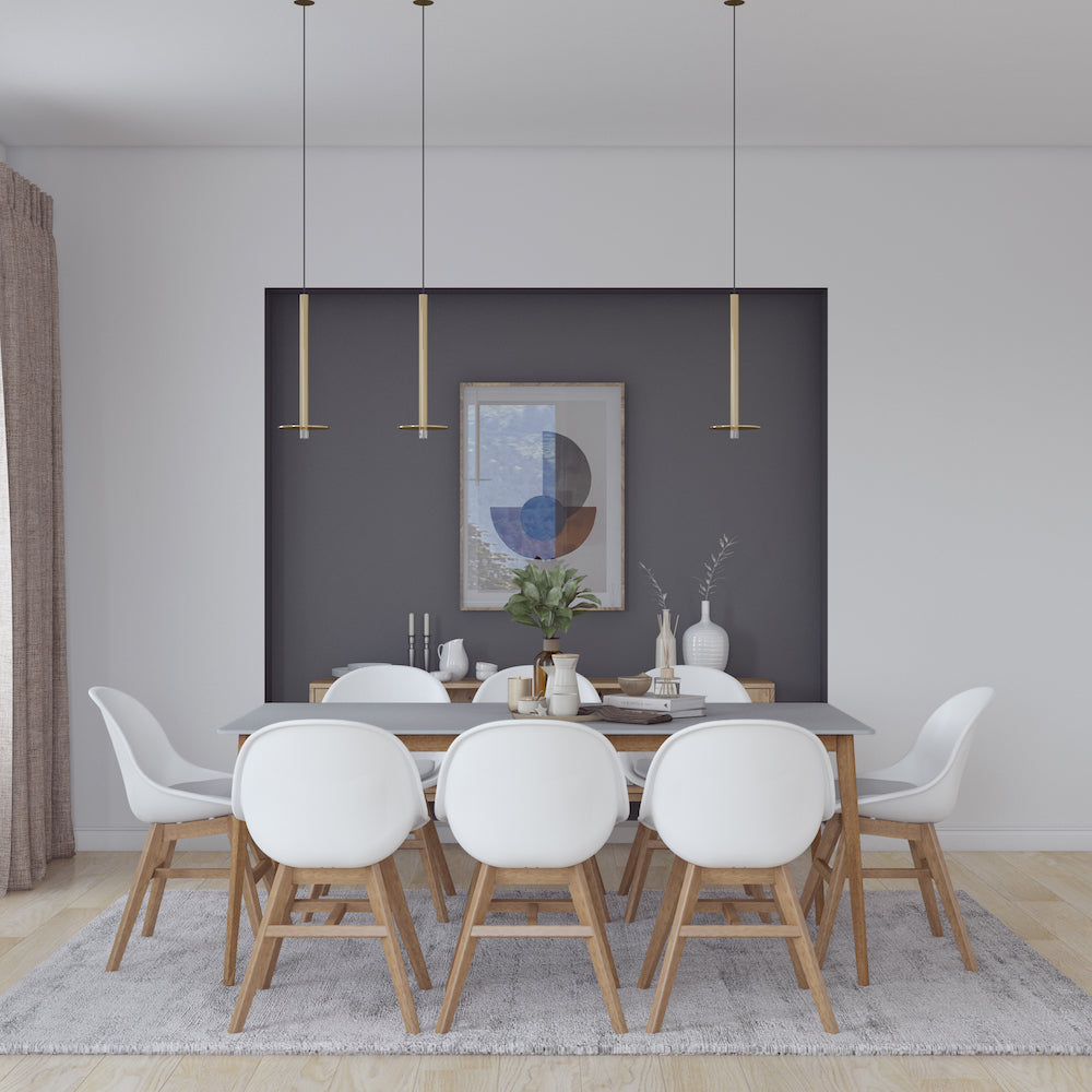 Midtown Concept Laurel 9 Piece Kitchen Dining Table Set