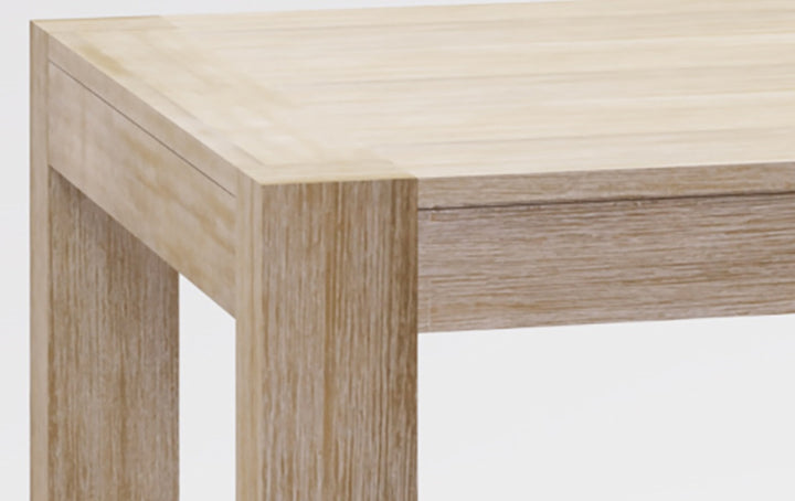 Midtown Concept Colorado 82.5-in L Dining Table Wood - Sand