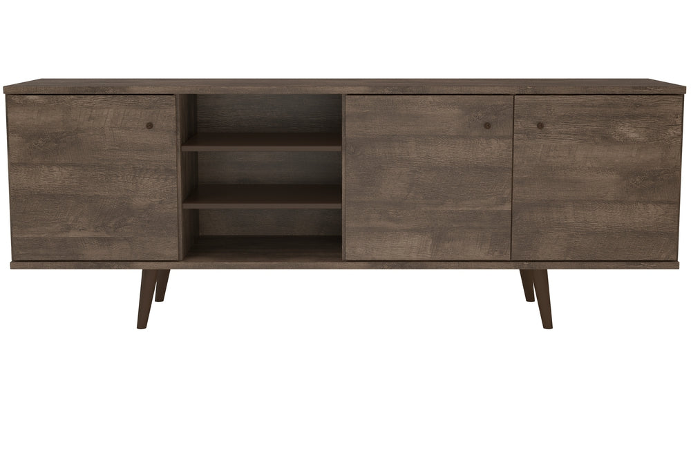 Midtown Concept 3-Shelf TV Stand for 70-in TV - Brown