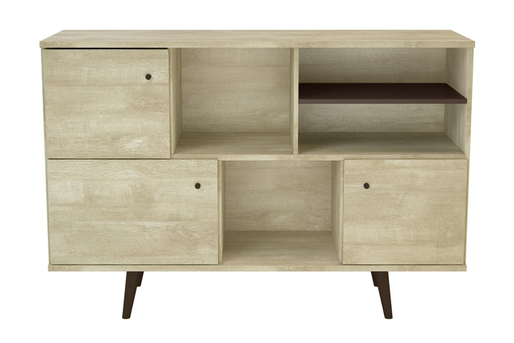 Midtown Concept 4-Shelf Buffet Table MDF Wood - Sand