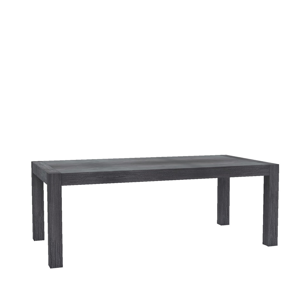 Midtown Concept Kuta 82.5-in L Dining Table Wood - Dark Grey