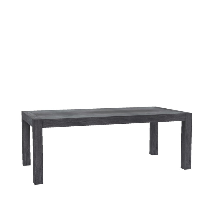 Midtown Concept Kuta 82.5-in L Dining Table Wood - Dark Grey