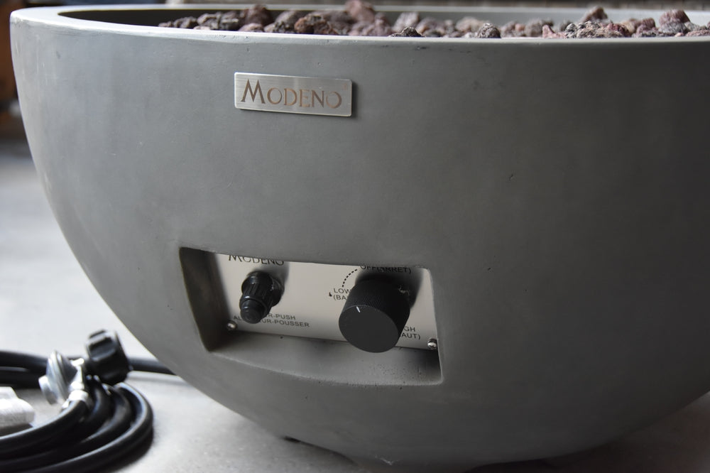 nanutucket concrete natural gas fire pit