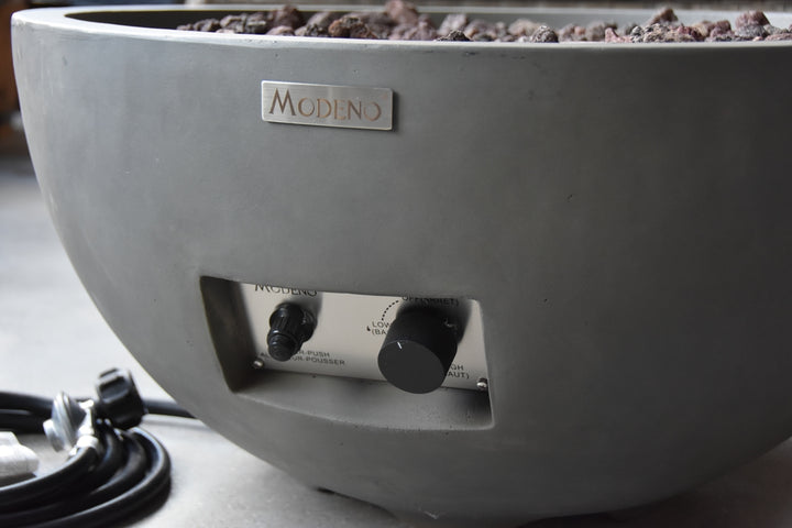 nanutucket concrete natural gas fire pit