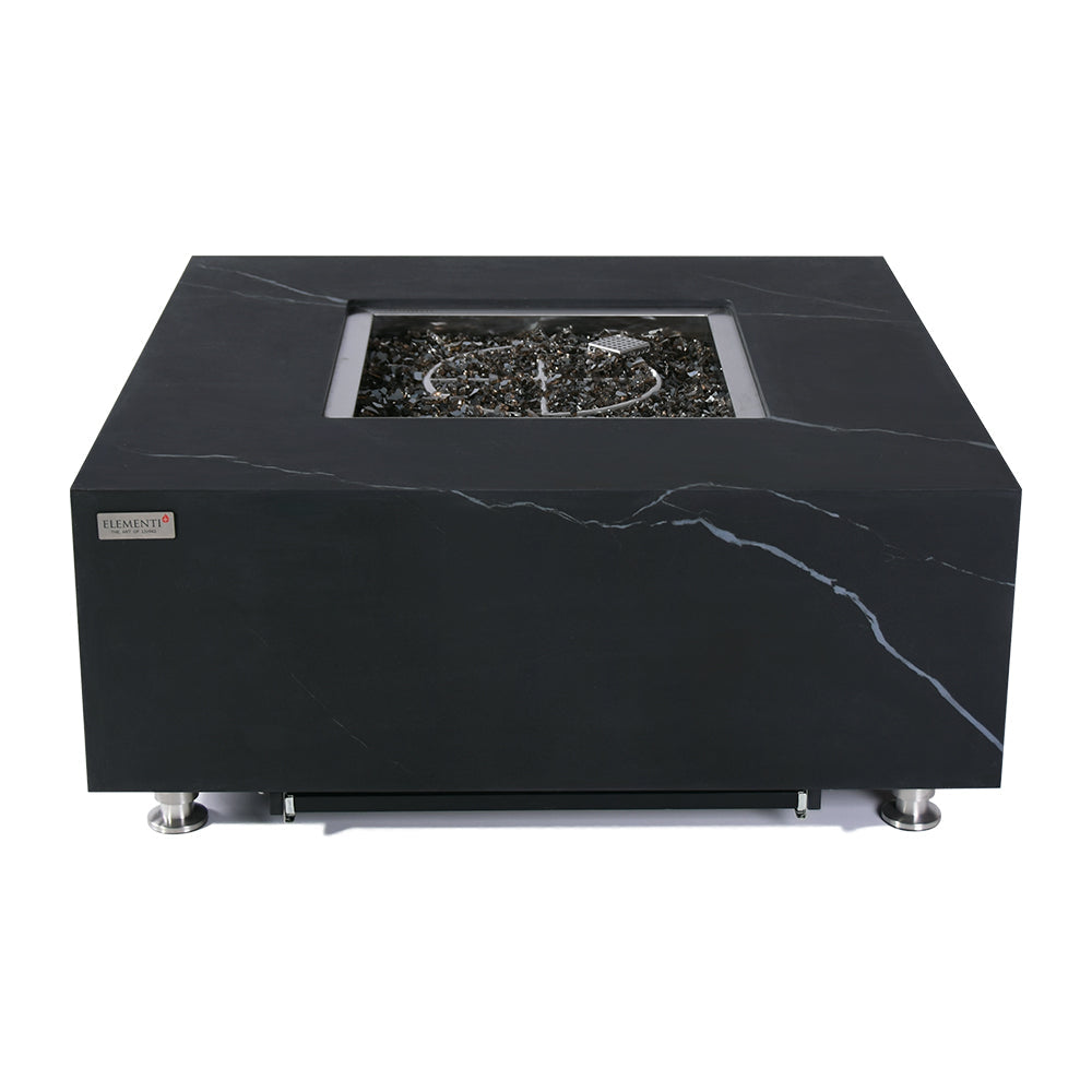 Sofia Outdoor Bulgaria Black Fire Pit Table - view 12