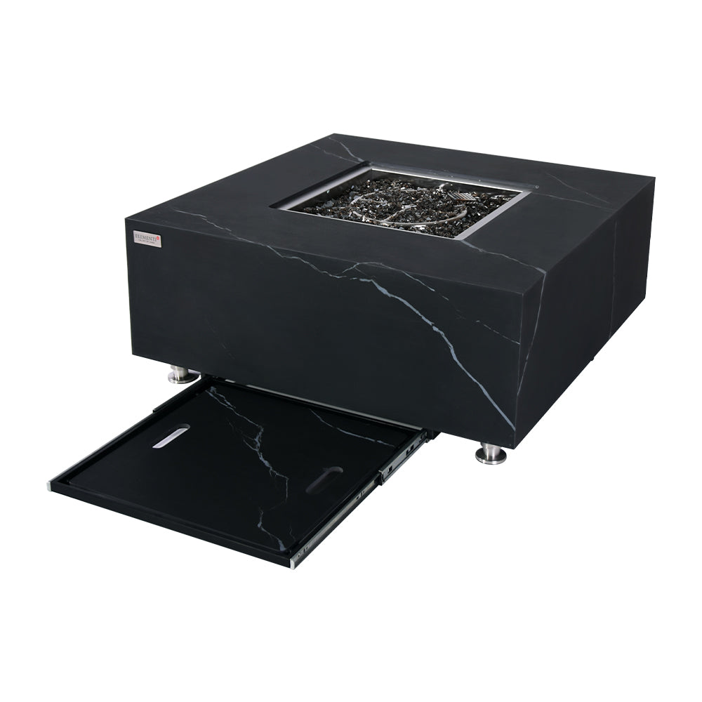 Sofia Outdoor Bulgaria Black Fire Pit Table - view 15