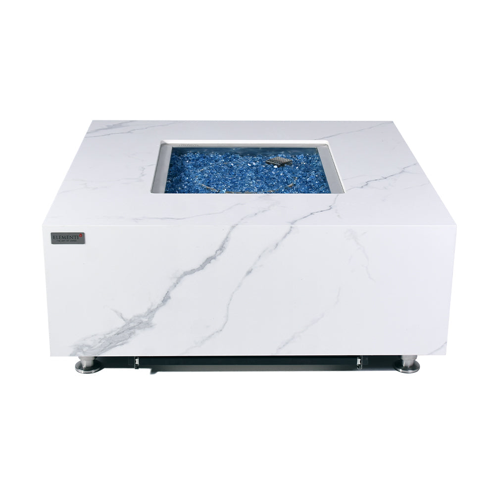 Bianco Outdoor Bianco White Fire Pit Table - view 12