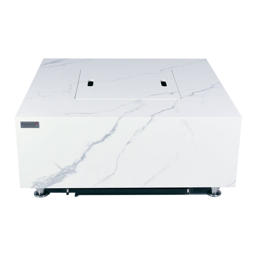 Bianco Outdoor Bianco White Fire Pit Table - view 14