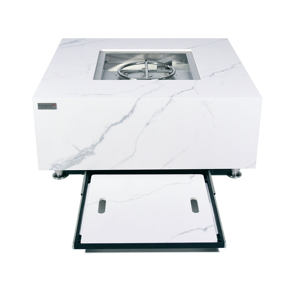 Bianco Outdoor Bianco White Fire Pit Table - view 15